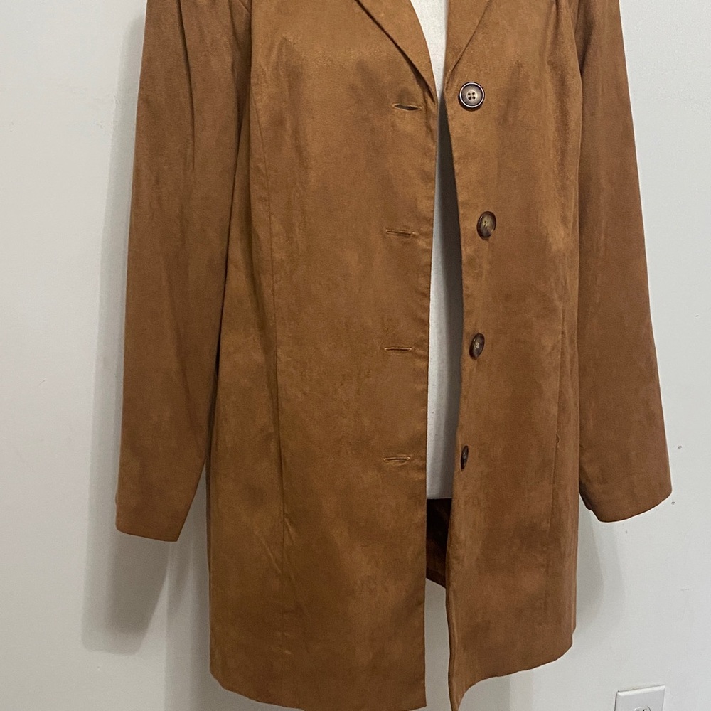 Women's Tan Blazer - Picture 5 of 6